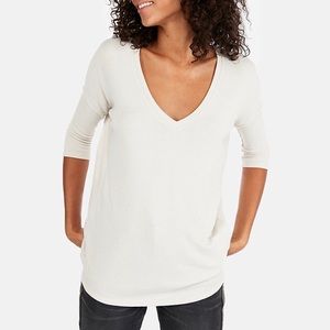 Express One Eleven V-Neck Tee